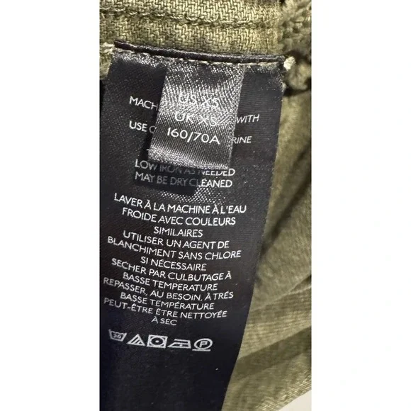 Free People Size XS Woke Up Like This Maxi Denim Skirt Slit Moss Green Boho - Picture 6 of 8